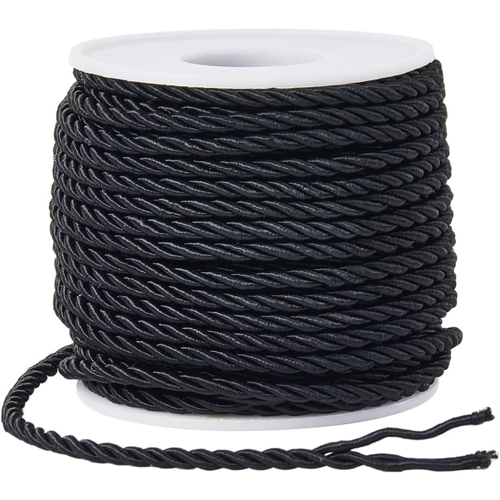 22 Yards 3mm Twisted Cord Deco - Crystal Mesh Fabric avaliação e preço