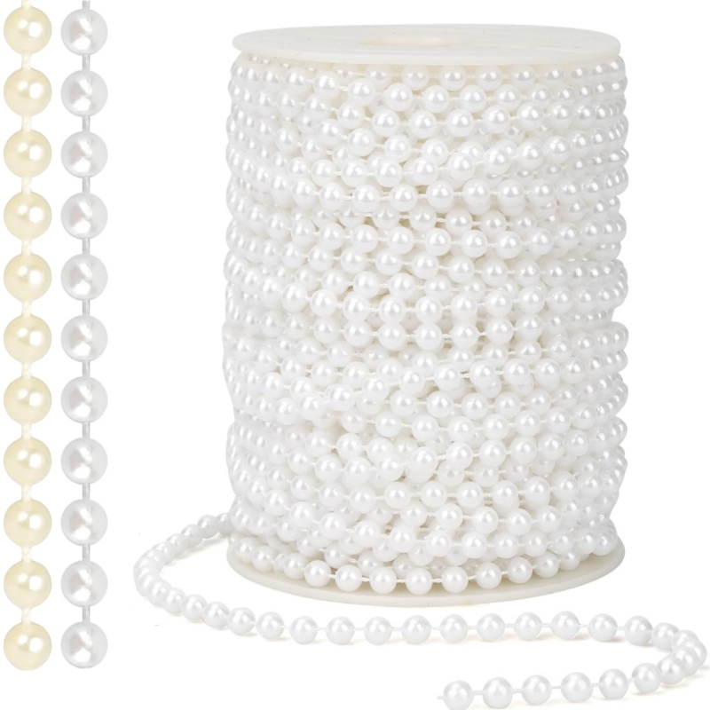 2/5m ABS Imitation Pearl Bead  - Pearl Trim Chain avaliação e preço