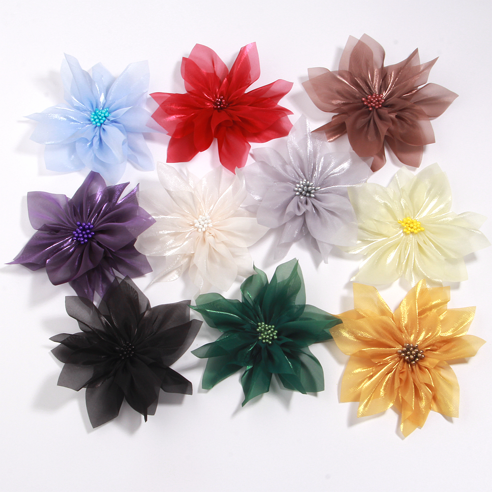 11cm Light Sense Yarn Flower O - Applique Patch Flower avaliação e preço