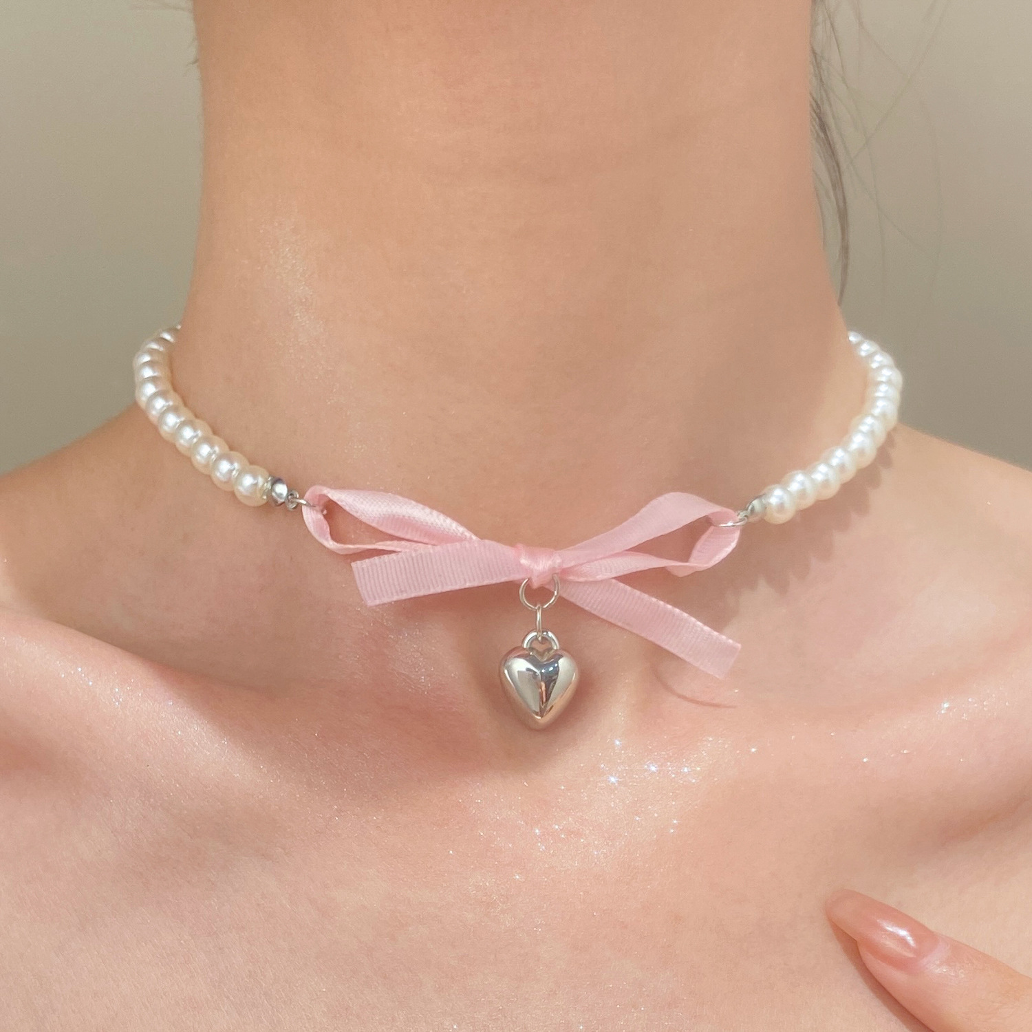 French Romantic Pink Bowknot H - Beaded Trim Fringe avaliação e preço