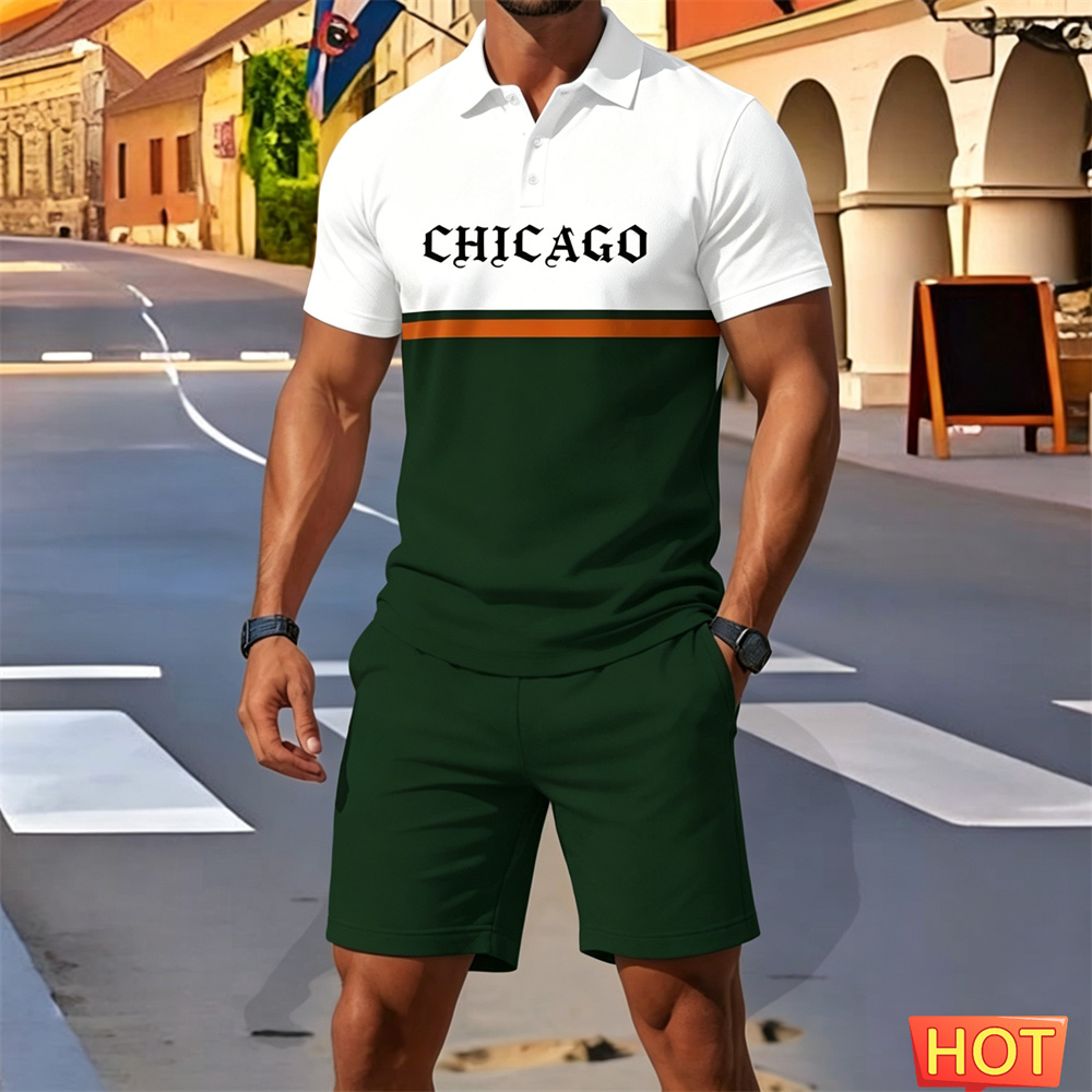 Summer man 2 piece outfits Men - Embellish Knit avaliação e preço
