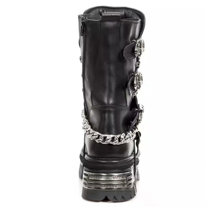 Fashion Men's Genuine Leather  - Guipure Lace Panel avaliação e preço