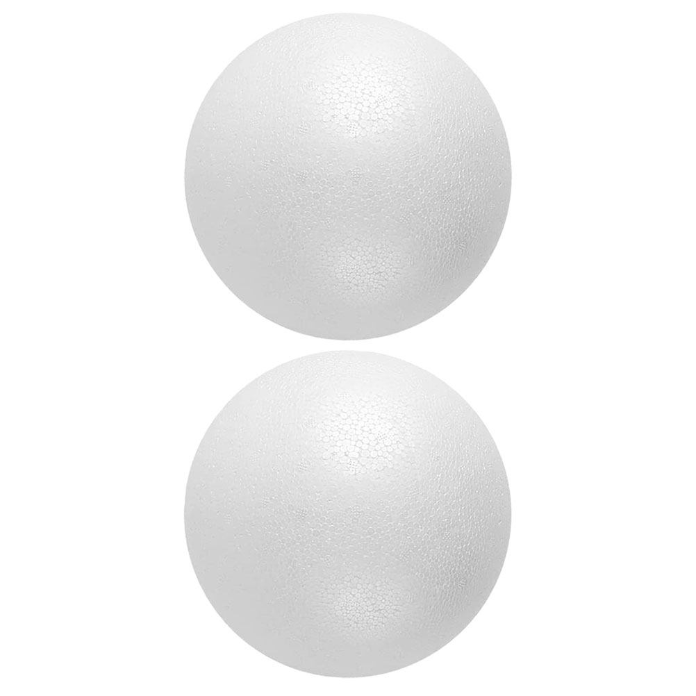 2Pcs Round Foam Spheres Lightw - Craft Embellishments avaliação e preço
