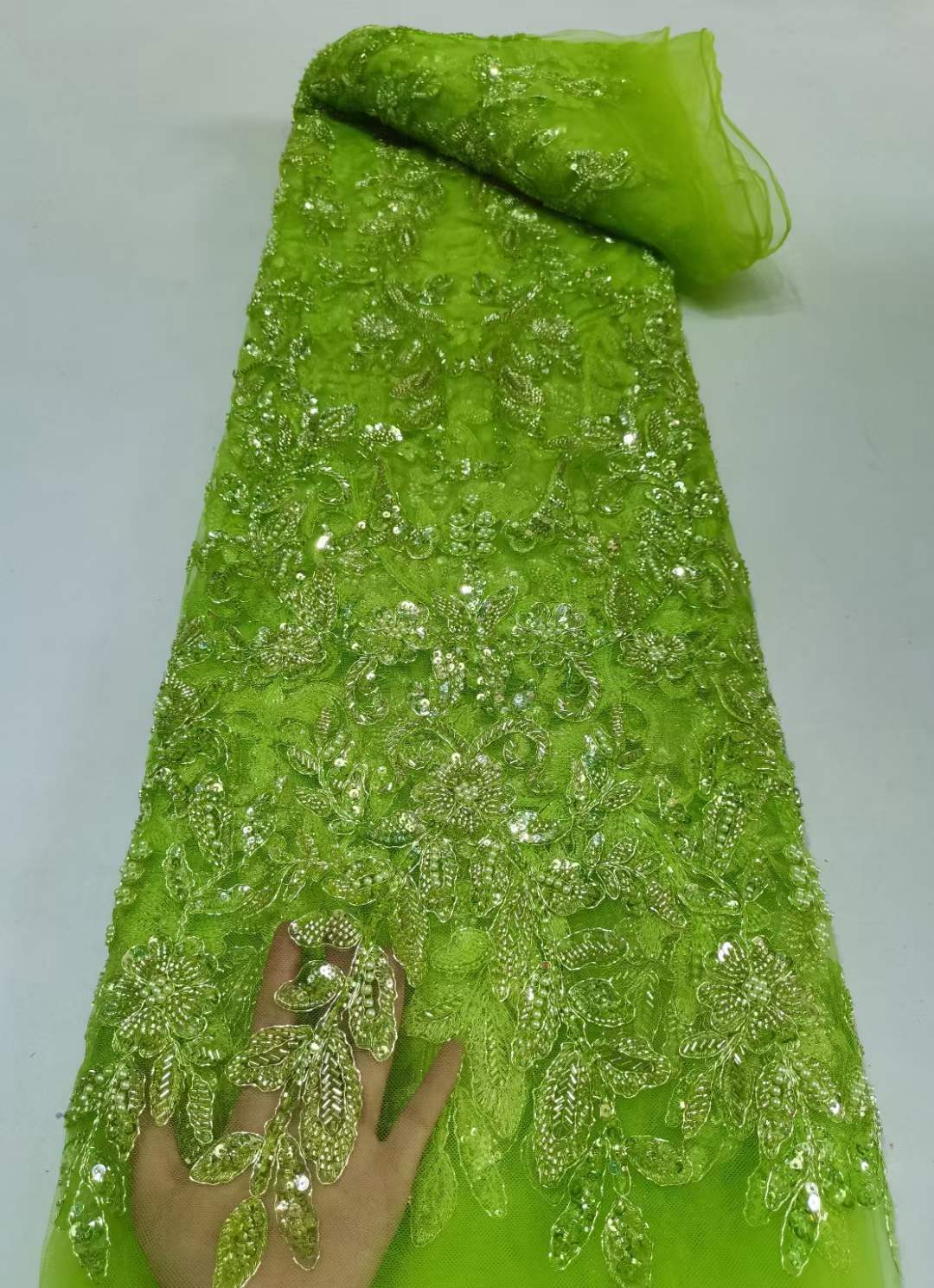 Custom Made Evening Party Gown - Crystal Mesh Fabric avaliação e preço