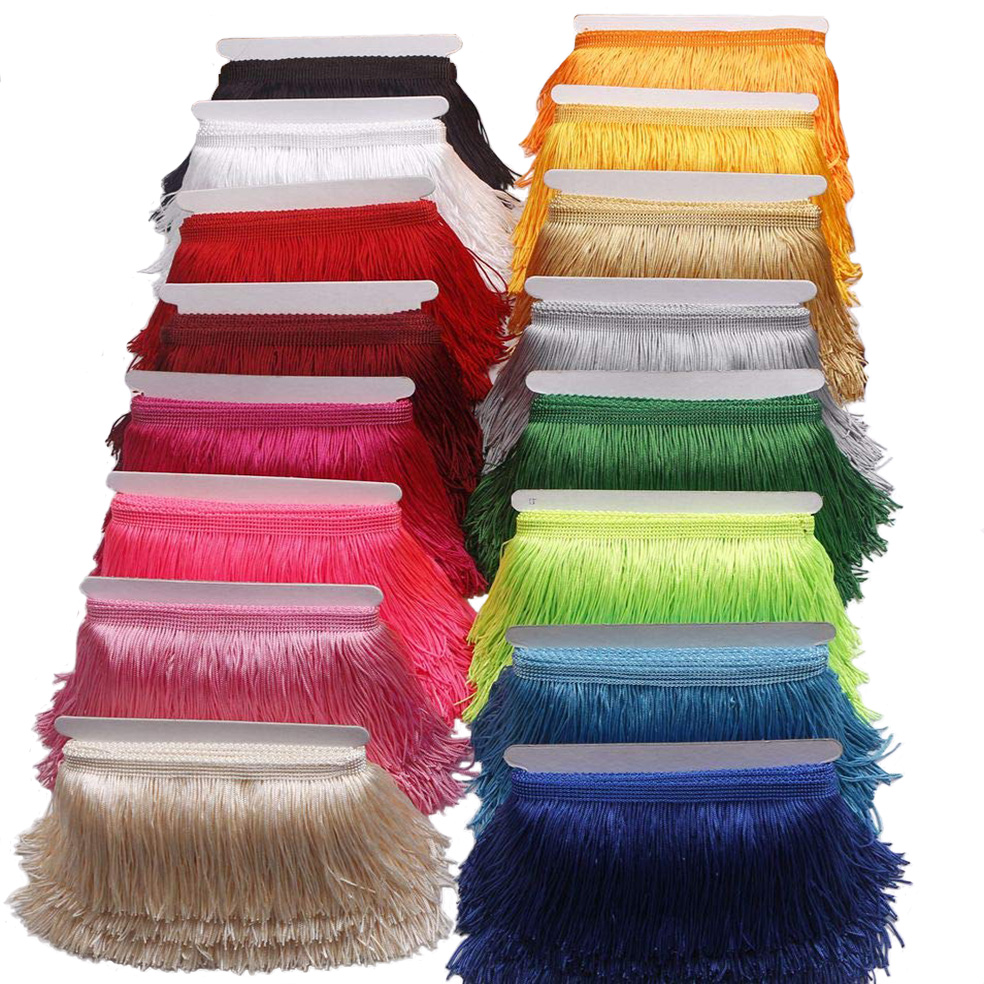 10 Yards 15cm Long Tassel Frin - Fringe Ribbon Sewing avaliação e preço