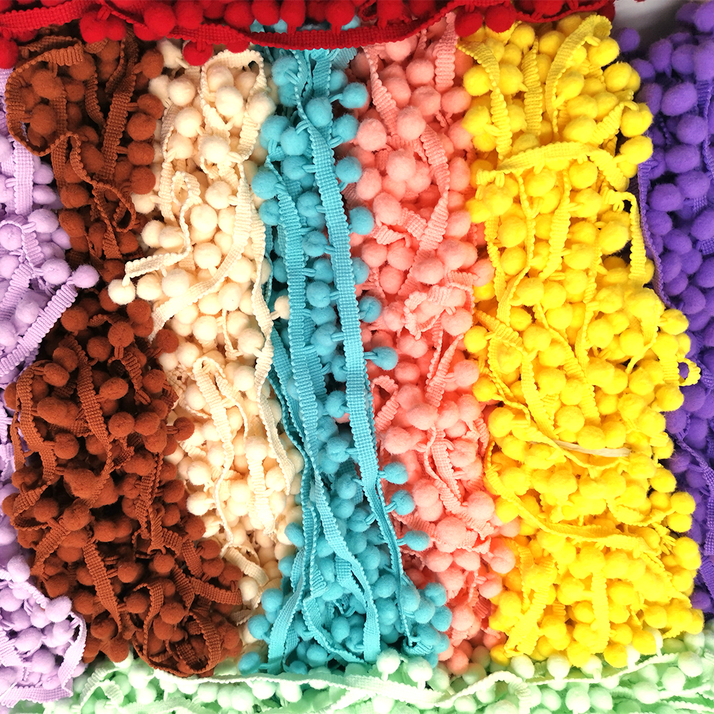 1-5yard Pom pom Fringe Lace Ri - Fringe Ribbon Sewing avaliação e preço