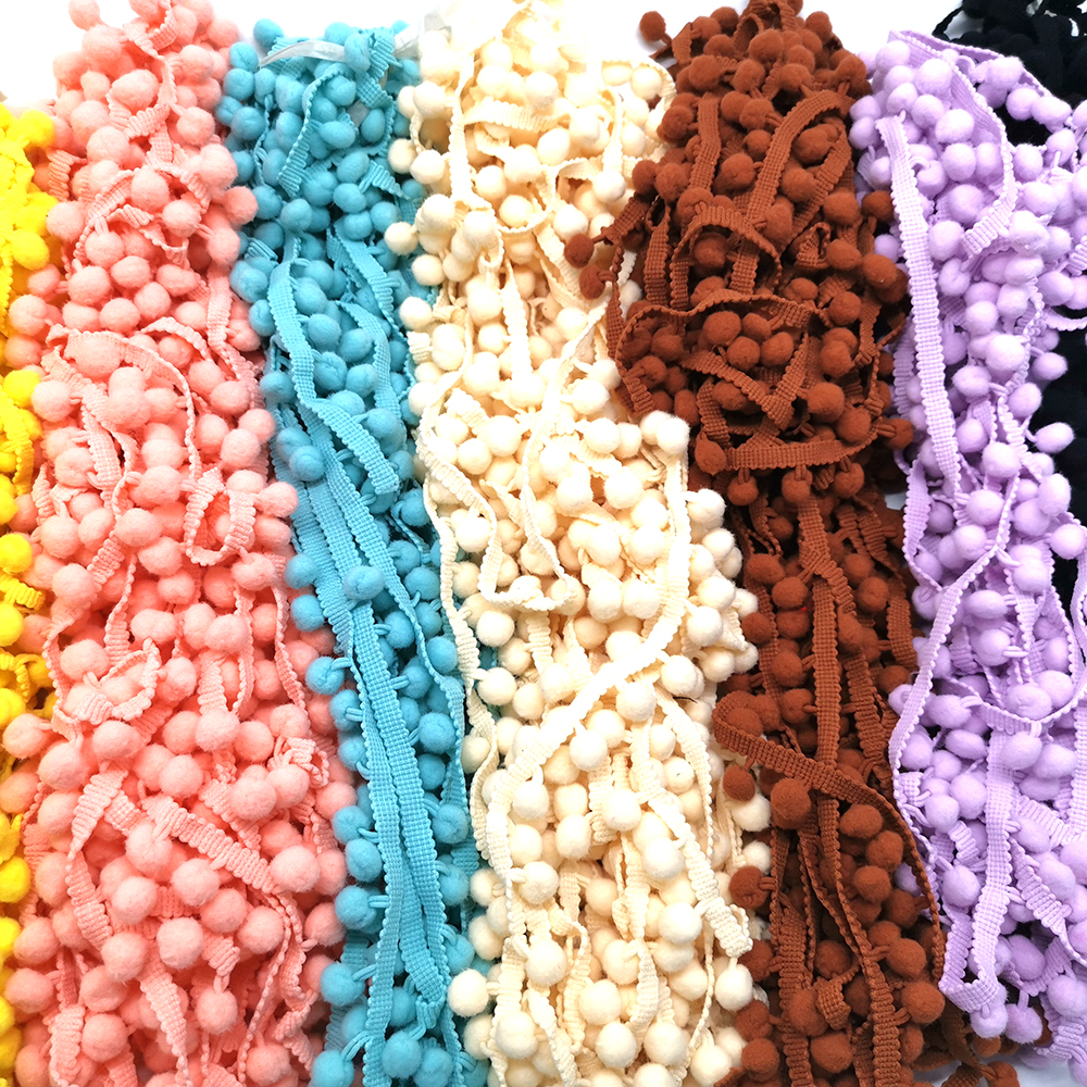 1-5yard Pom pom Fringe Lace Ri - Fringe Ribbon Sewing avaliação e preço