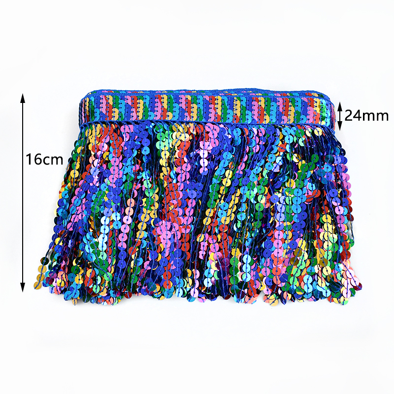 5/10Yards Sequin Fringe Tassel - Beaded Trim Fringe avaliação e preço