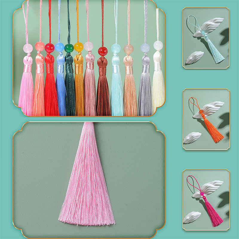 5-100Pcs Bookmark Beaded Tasse - Beaded Trim Fringe avaliação e preço