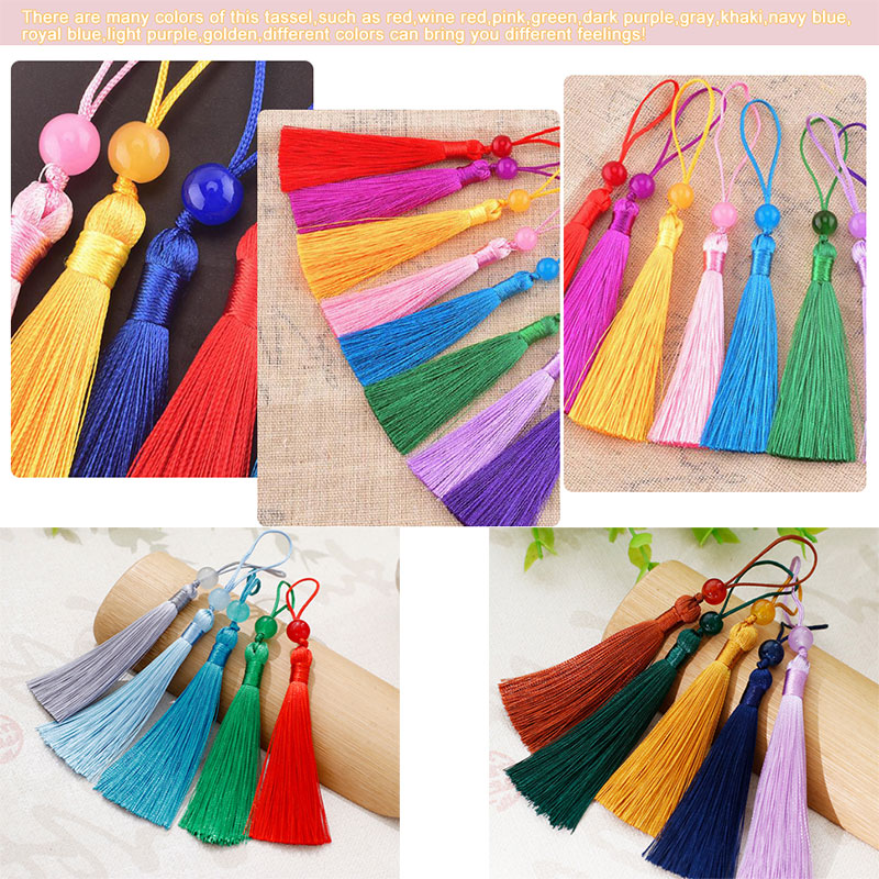 5-100Pcs Bookmark Beaded Tasse - Beaded Trim Fringe avaliação e preço