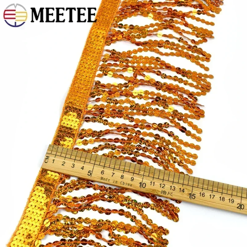 1-5Meters 16cm Beaded Tassel F - Beaded Trim Fringe avaliação e preço