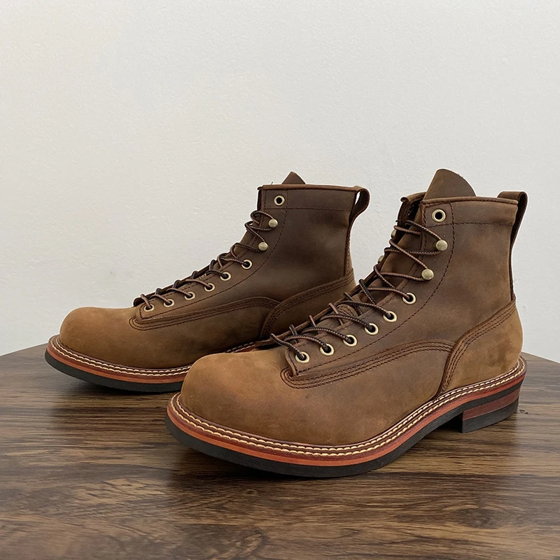 Vintage British Men Ankle Boot - Guipure Lace Panel avaliação e preço