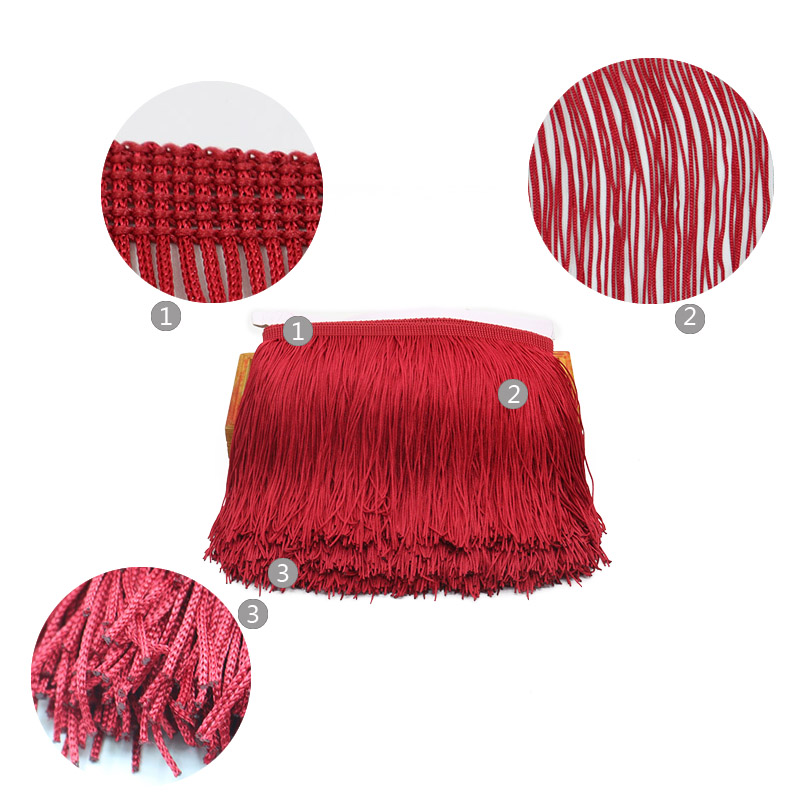 9/15/20/30cm Long Tassel Fring - Fringe Ribbon Sewing avaliação e preço
