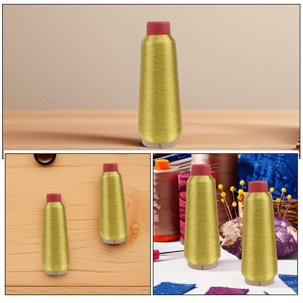 2 Rolls Premium Golden Metalli - Embroidery Craft avaliação e preço