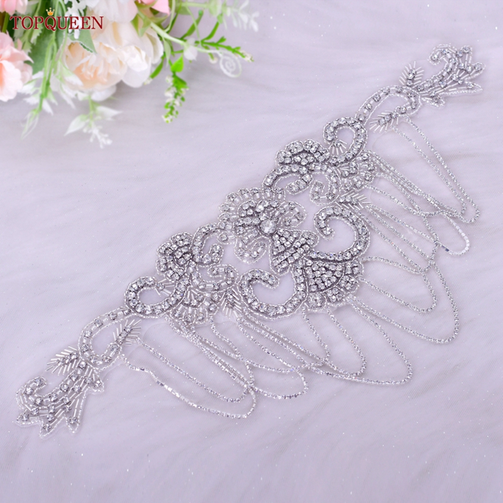 TOPQUEEN SP63 Bridal Tassels R - Sew On Rhinestone avaliação e preço