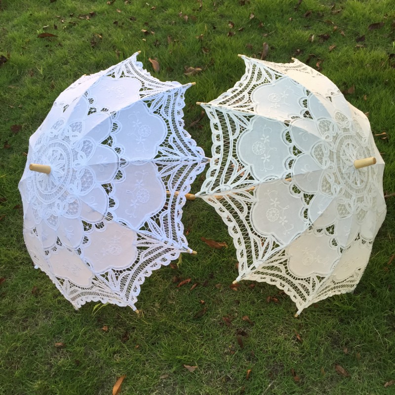 New Vintage Lace Umbrella Hand - Embroidery Craft avaliação e preço