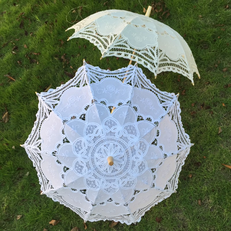 New Vintage Lace Umbrella Hand - Embroidery Craft avaliação e preço