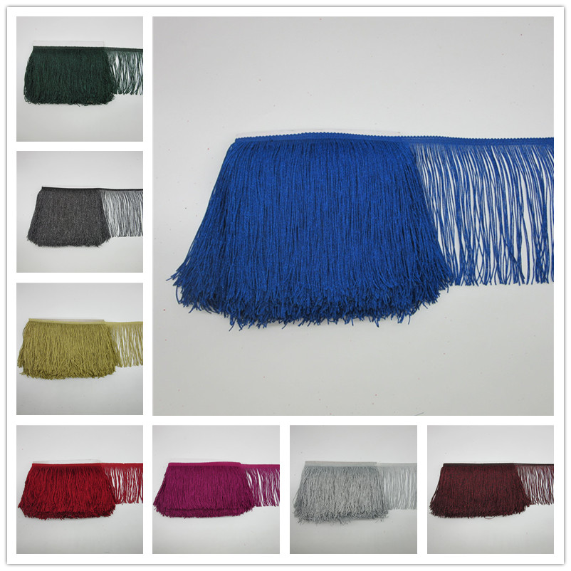 1 yard/lot 15CM Long Polyester - Fringe Ribbon Sewing avaliação e preço