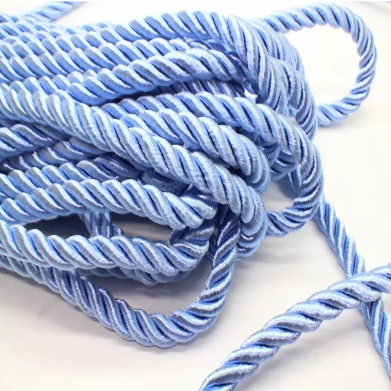 5/10M Silk Rope 3-Ply Braided  - Cord Trim Twisted avaliação e preço