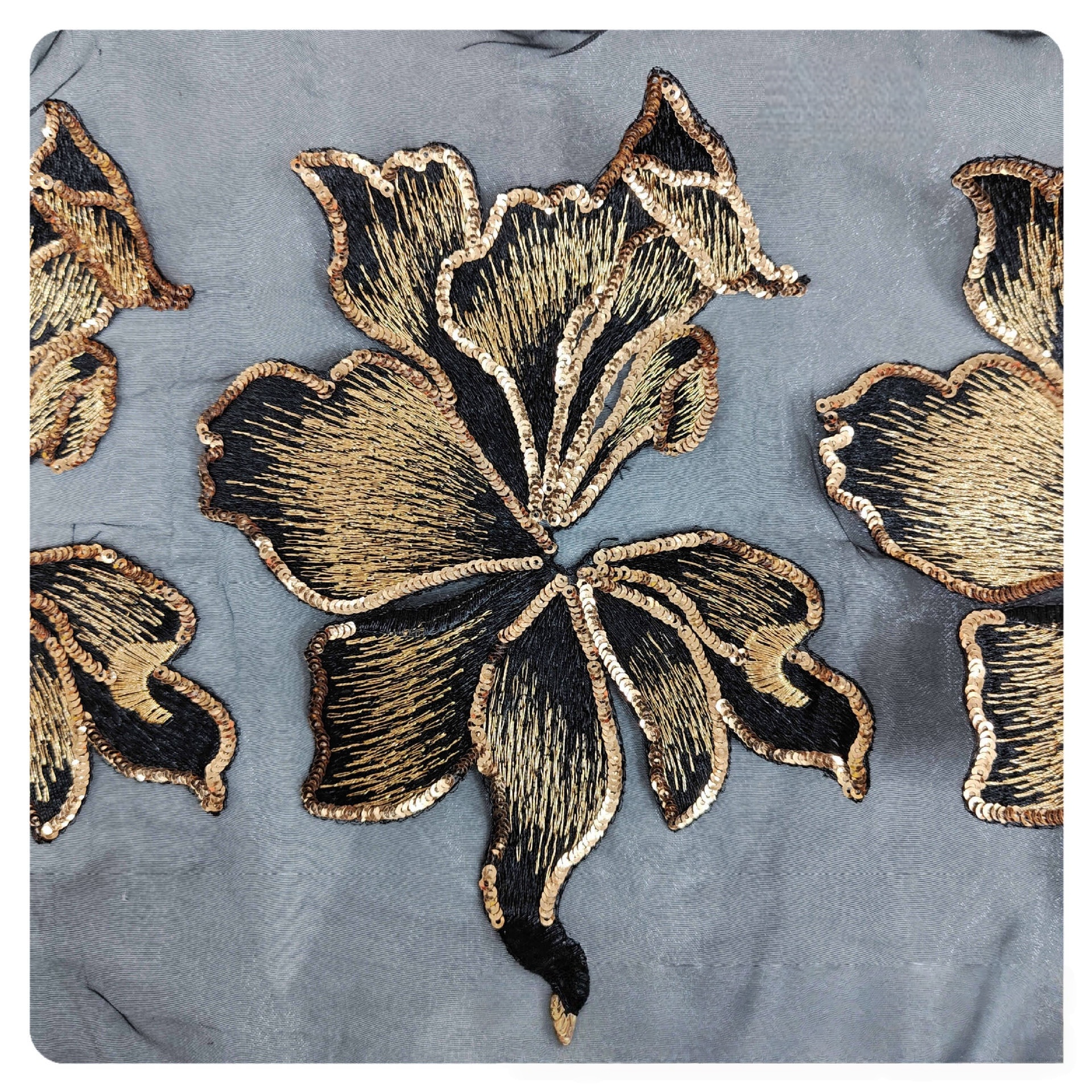 Organza Embroidery Applique Pa - Craft Embellishments avaliação e preço