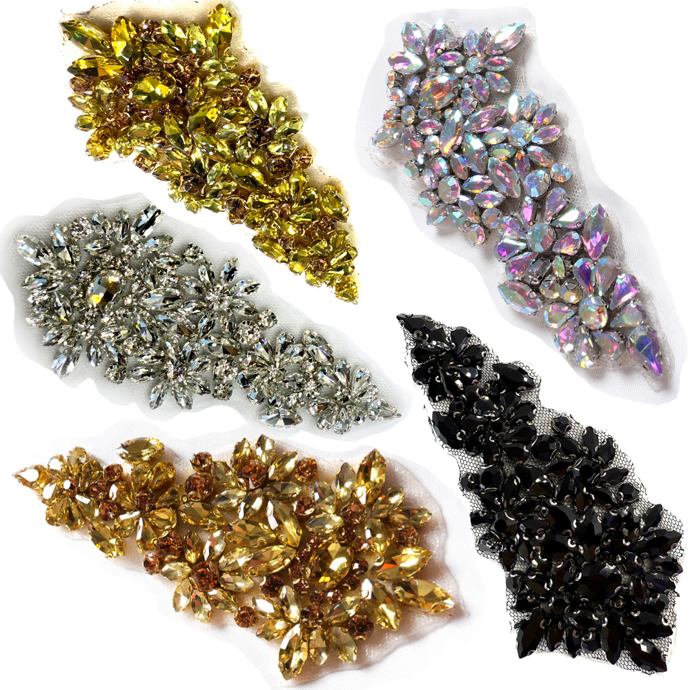 HelluyerDc gold,champgane,silv - Sew On Rhinestone avaliação e preço