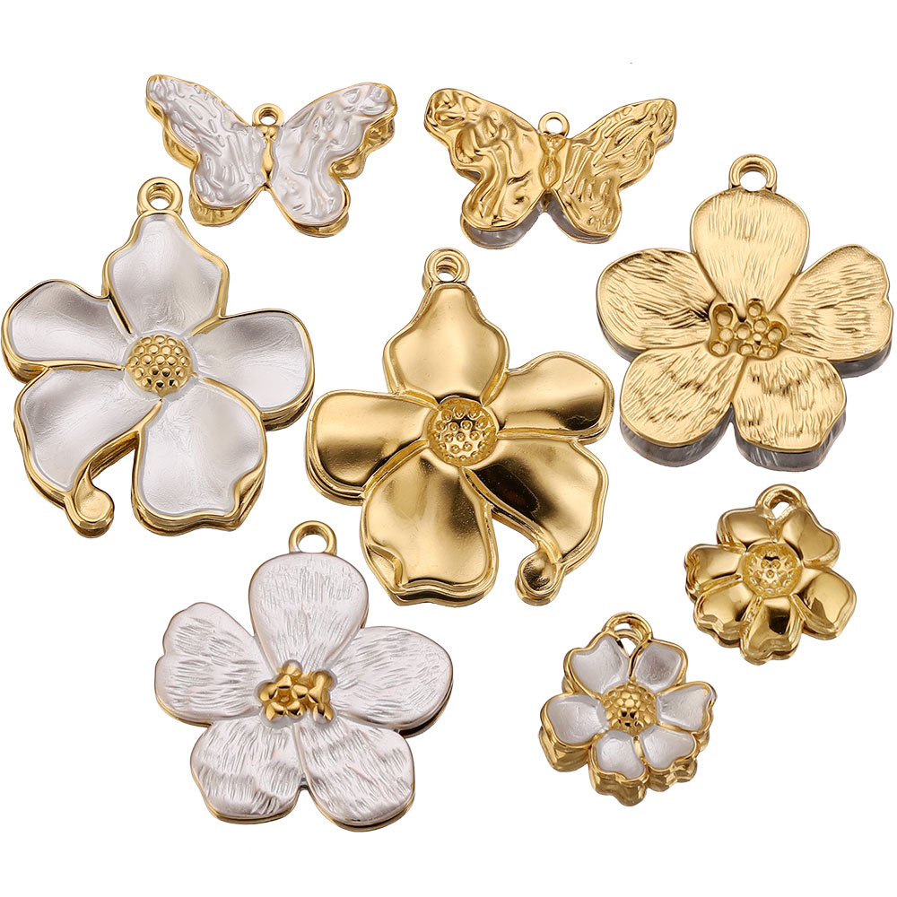4PCS Stainless Steel White Cha - Embellishment Crafts avaliação e preço