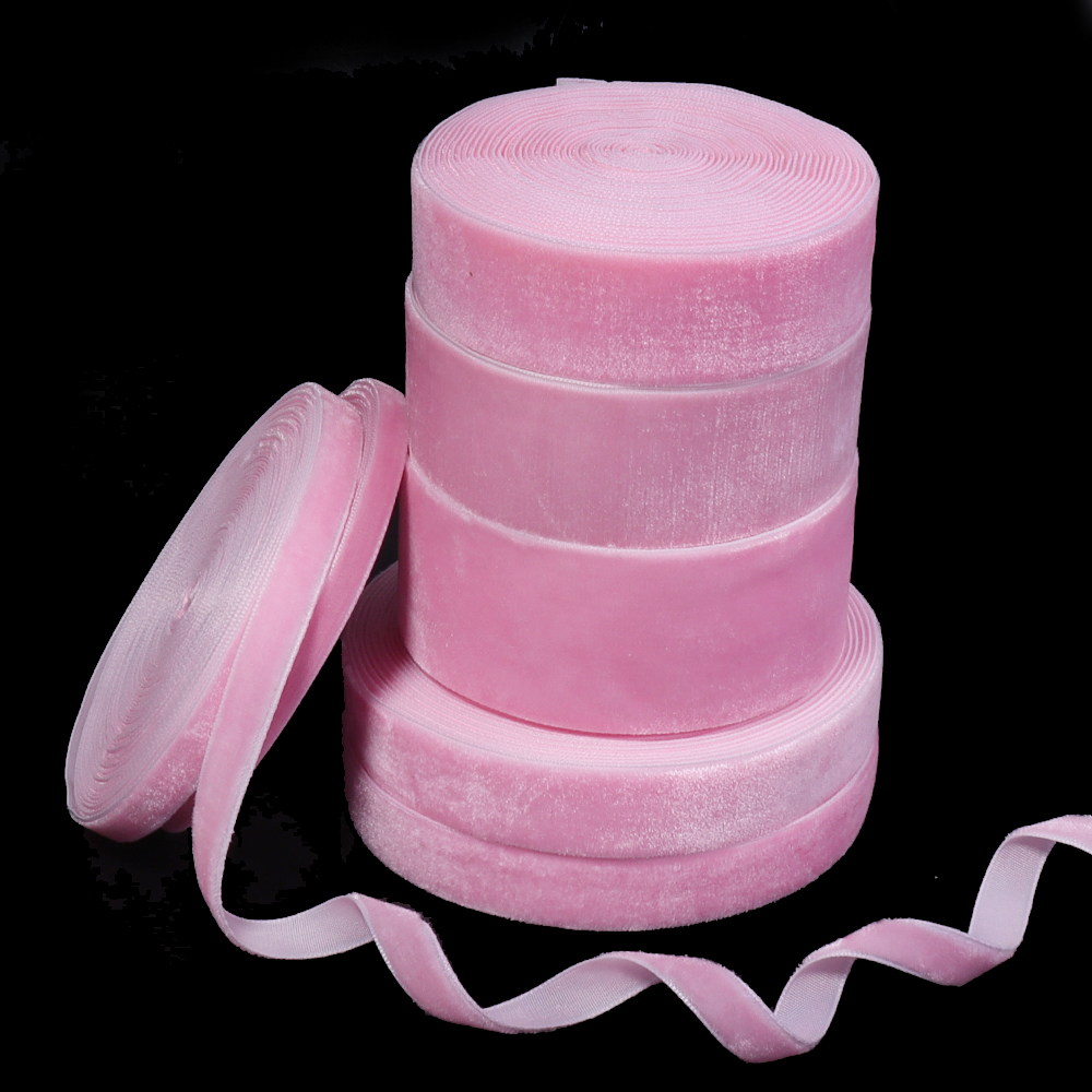 5-10yards/roll Velvet Ribbons  - Velvet Ribbon Roll avaliação e preço