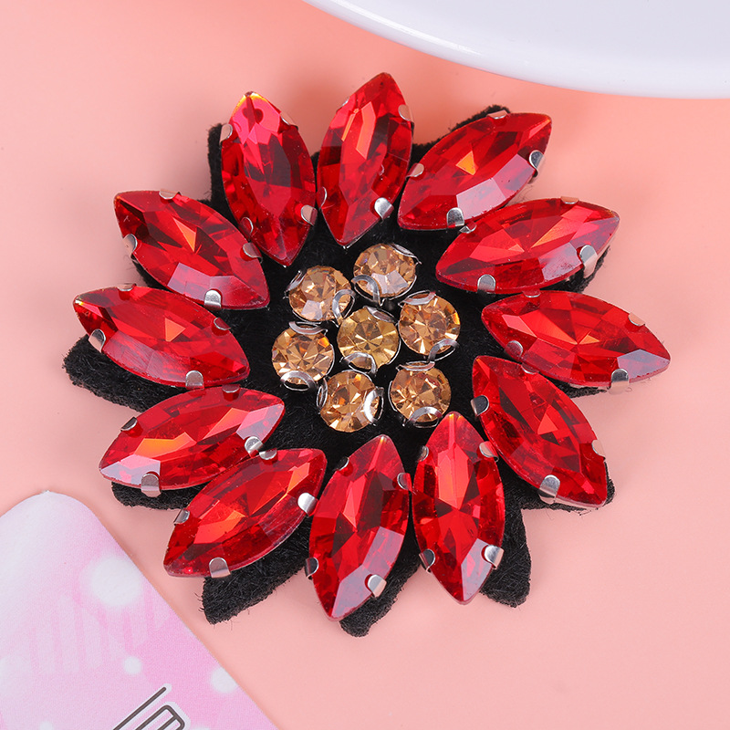 5PCS Sequined crystal beaded f - Applique Patch Flower avaliação e preço