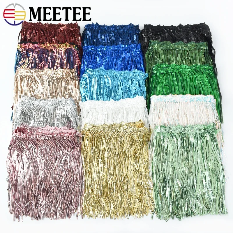 1-5Yards 17cm Latin DanceFring - Fringe Ribbon Sewing avaliação e preço