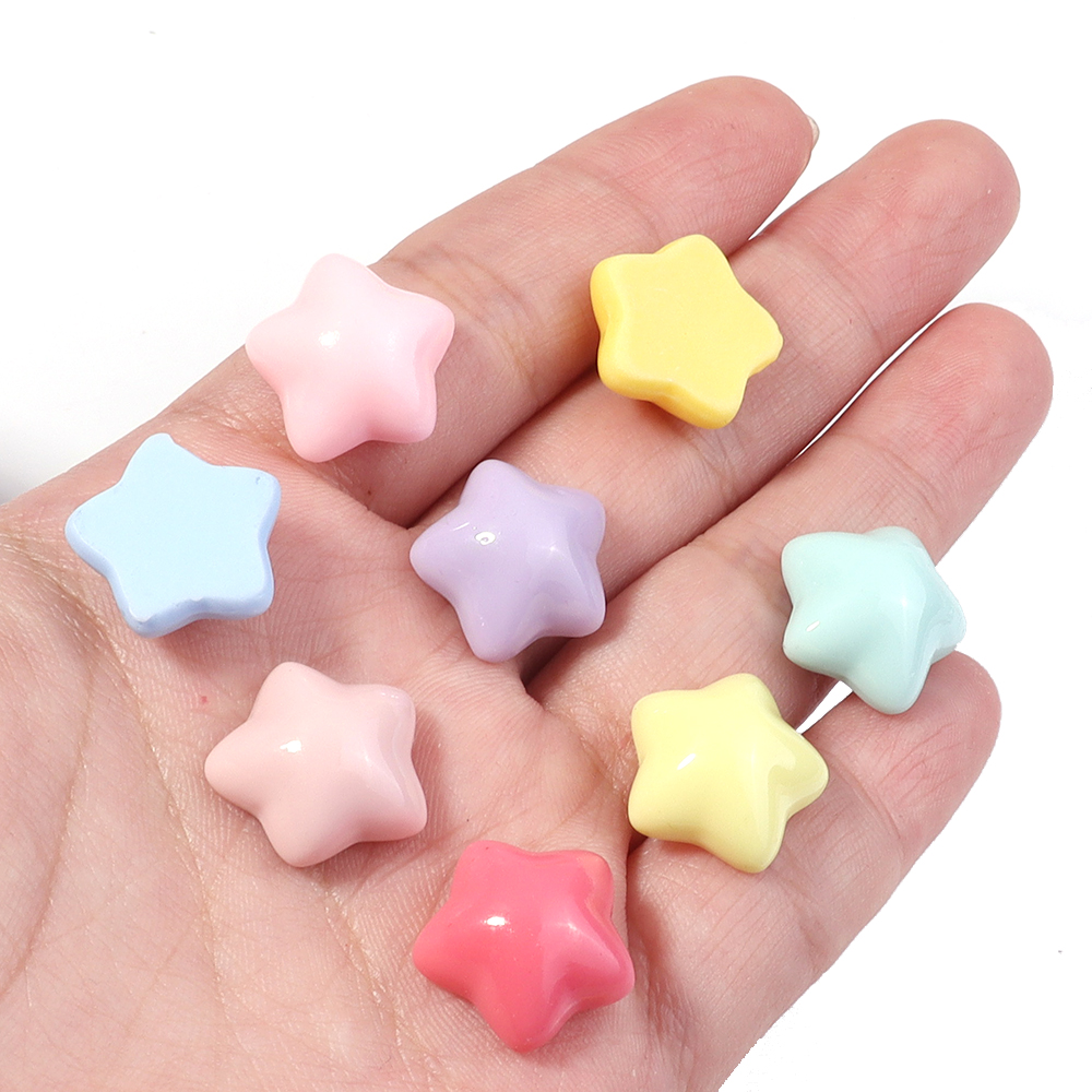 50pcs/lot 16mm Colorful Star R - Embellishment Crafts avaliação e preço