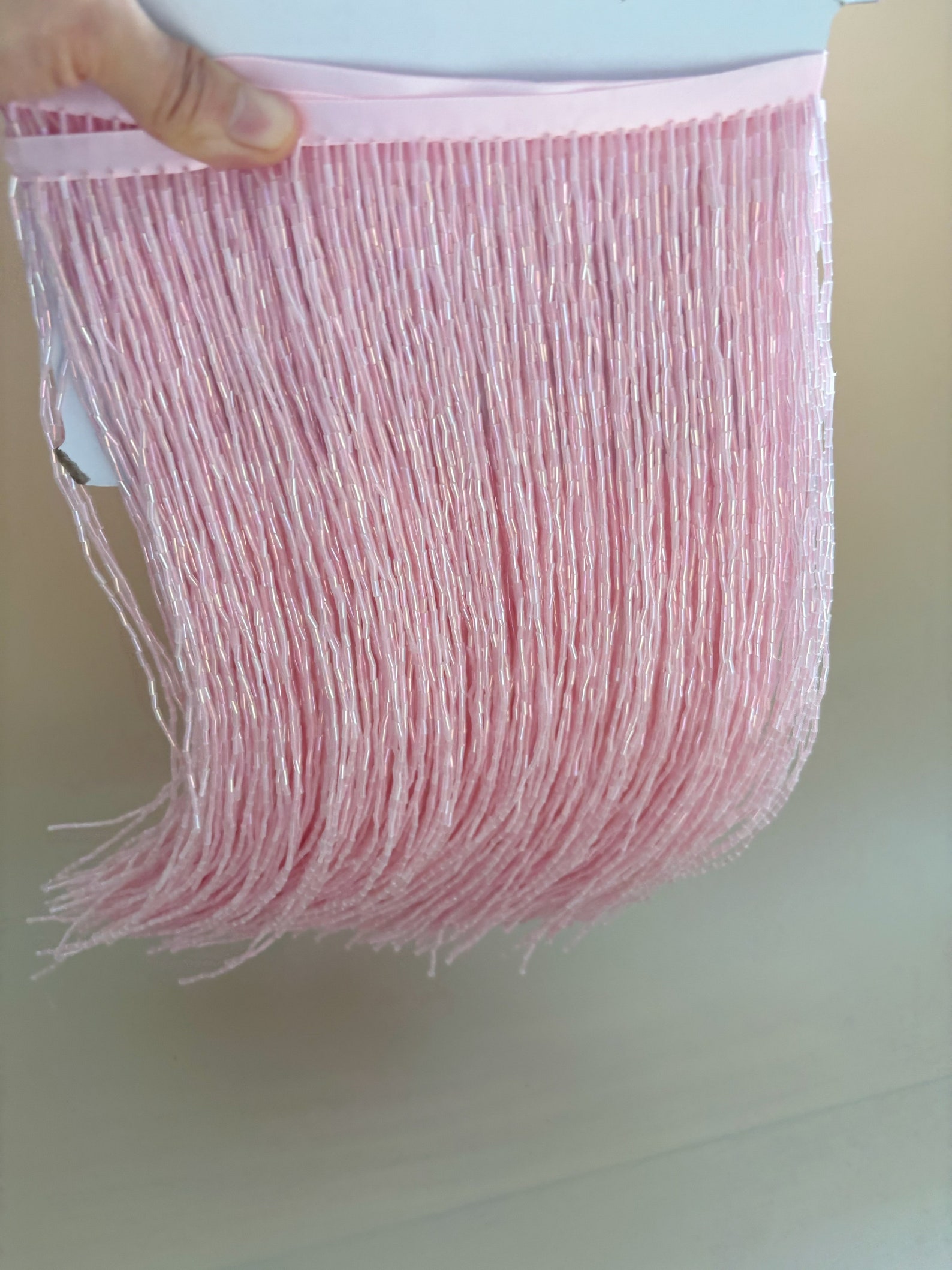 1 Yard 30cm Wide Heavy Bead Fr - Beaded Trim Fringe avaliação e preço