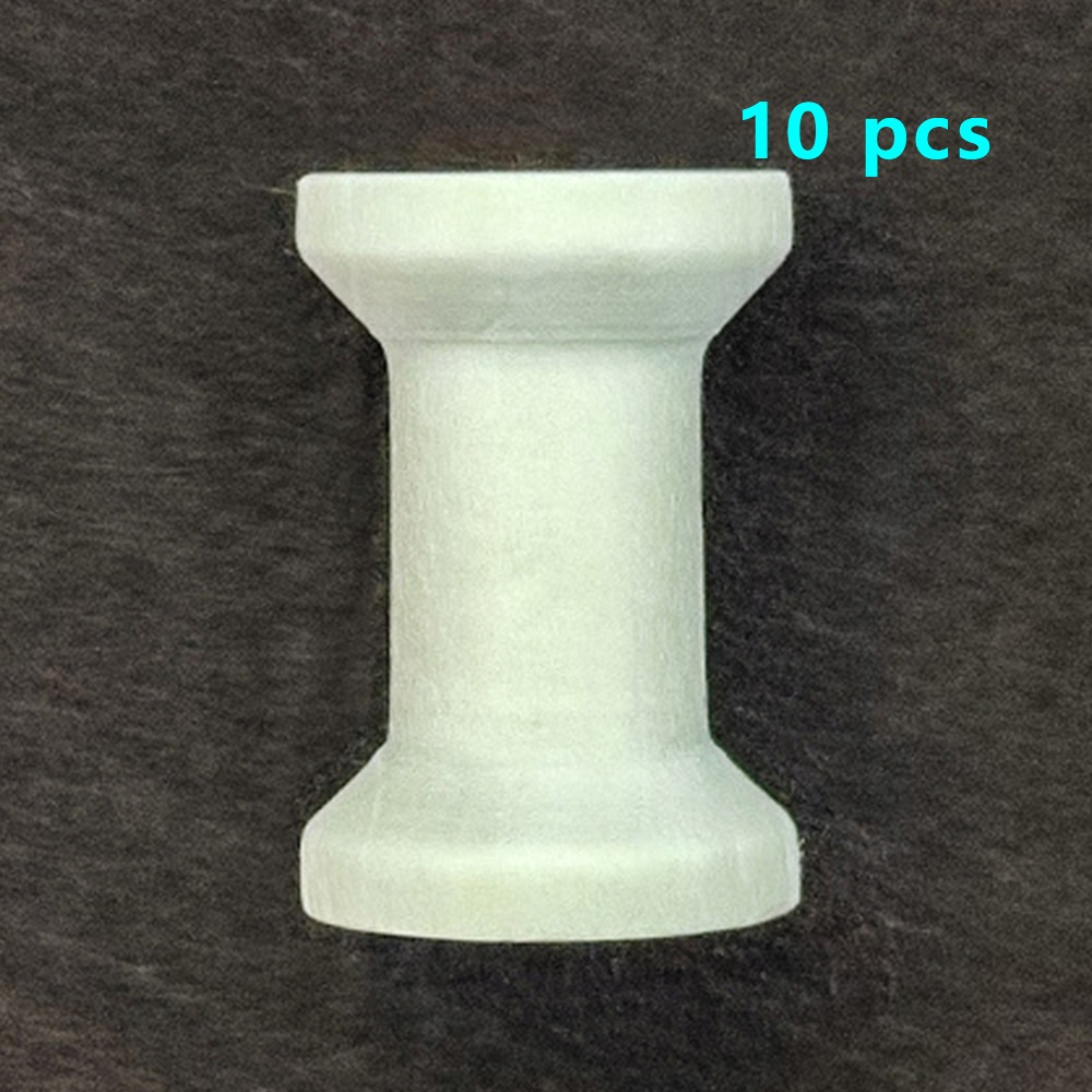 5/10PCS Wooden Bobbins Spools  - Organza Ribbon Spool avaliação e preço
