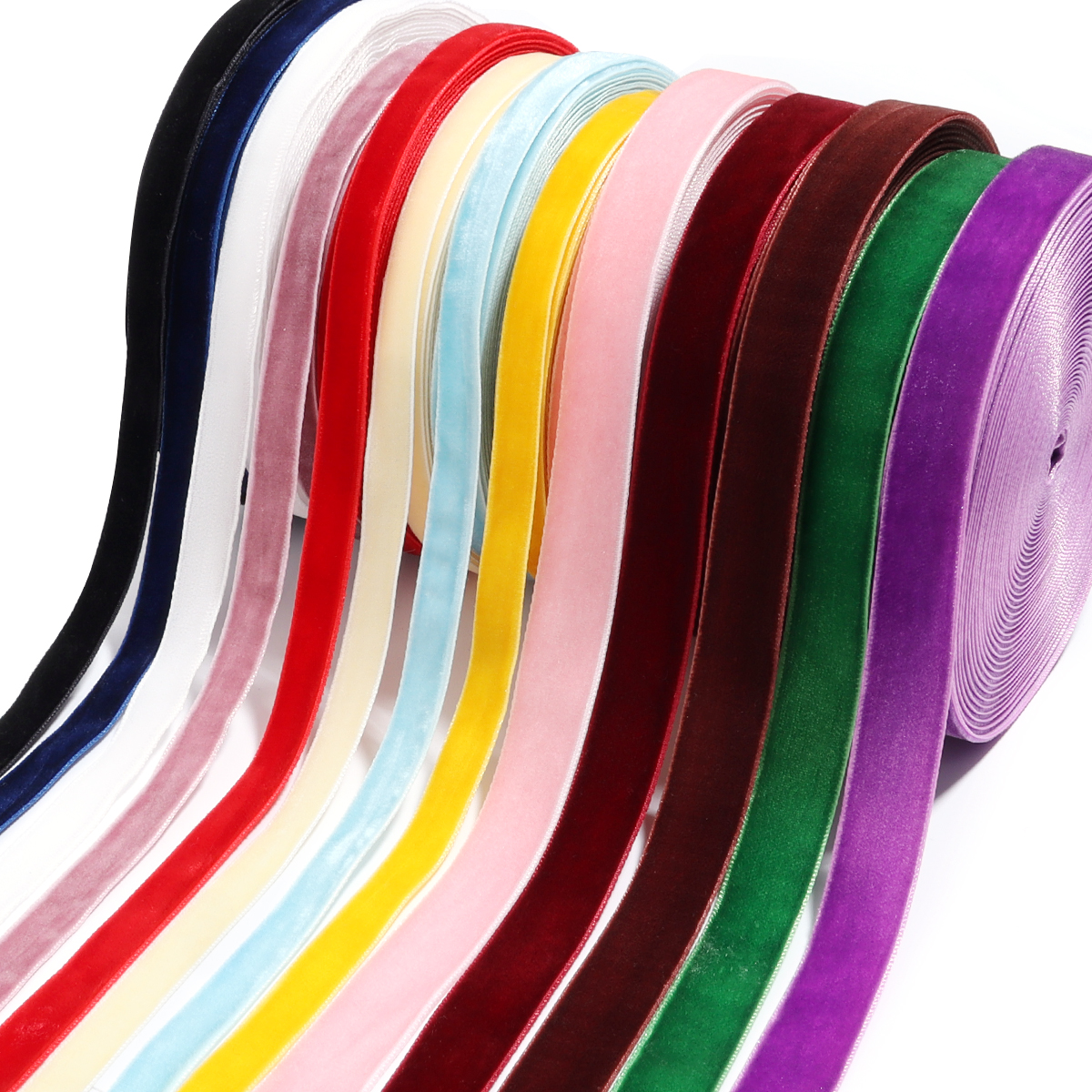 (10Yards/roll) Velvet Ribbon C - Velvet Ribbon Roll avaliação e preço
