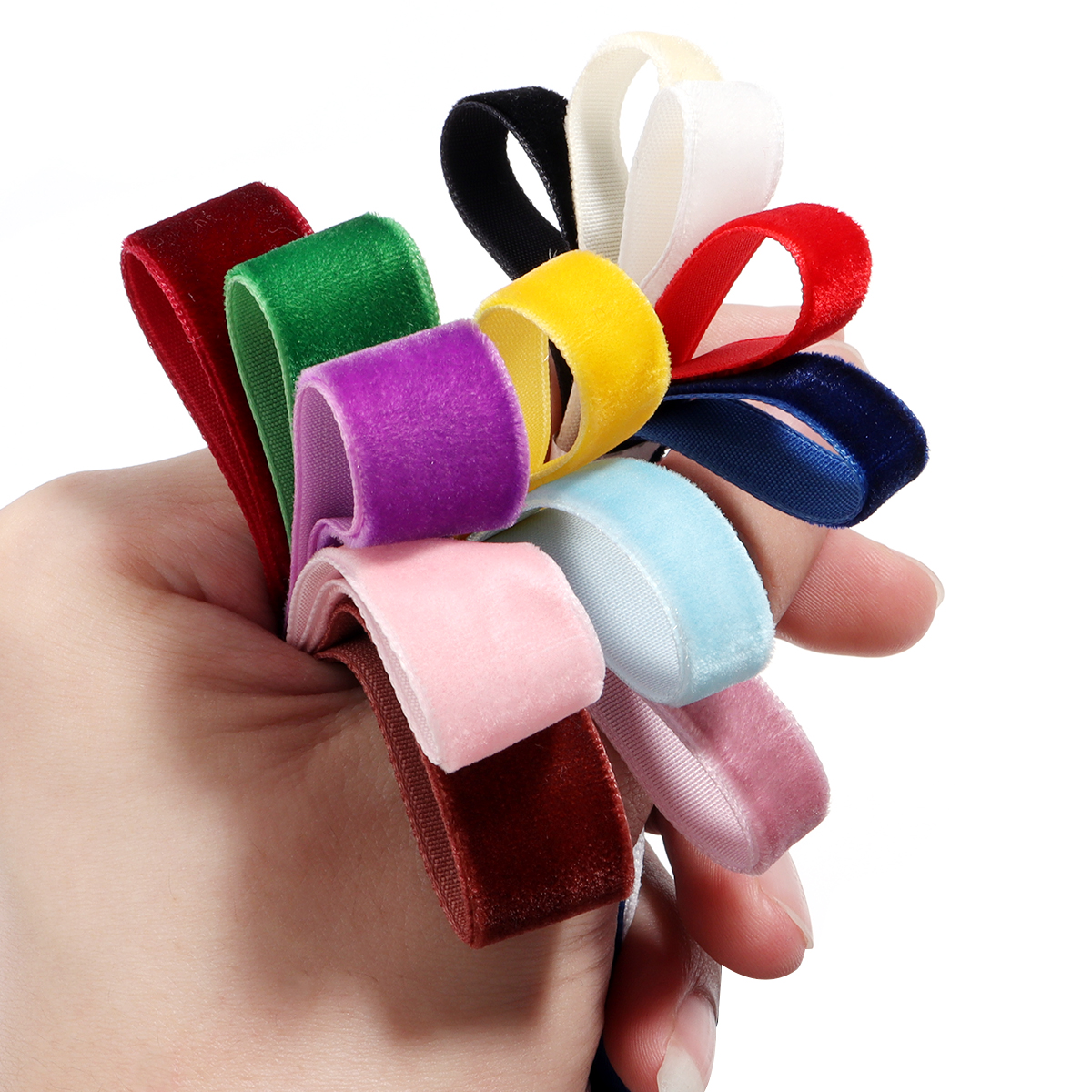 (10Yards/roll) Velvet Ribbon C - Velvet Ribbon Roll avaliação e preço