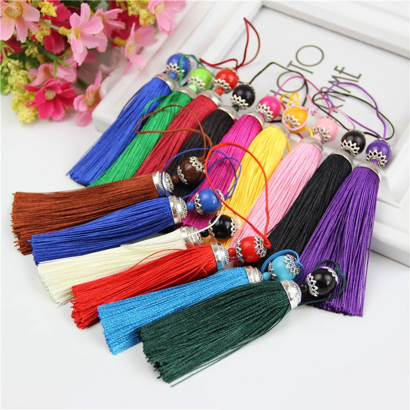 1/3/5pcs Silk Tassel Fringe Br - Beaded Trim Fringe avaliação e preço
