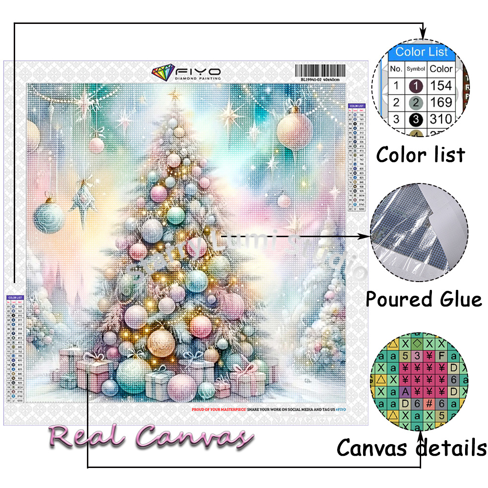 Diamond Painting Kit Christmas - Embroidery Embellishments avaliação e preço