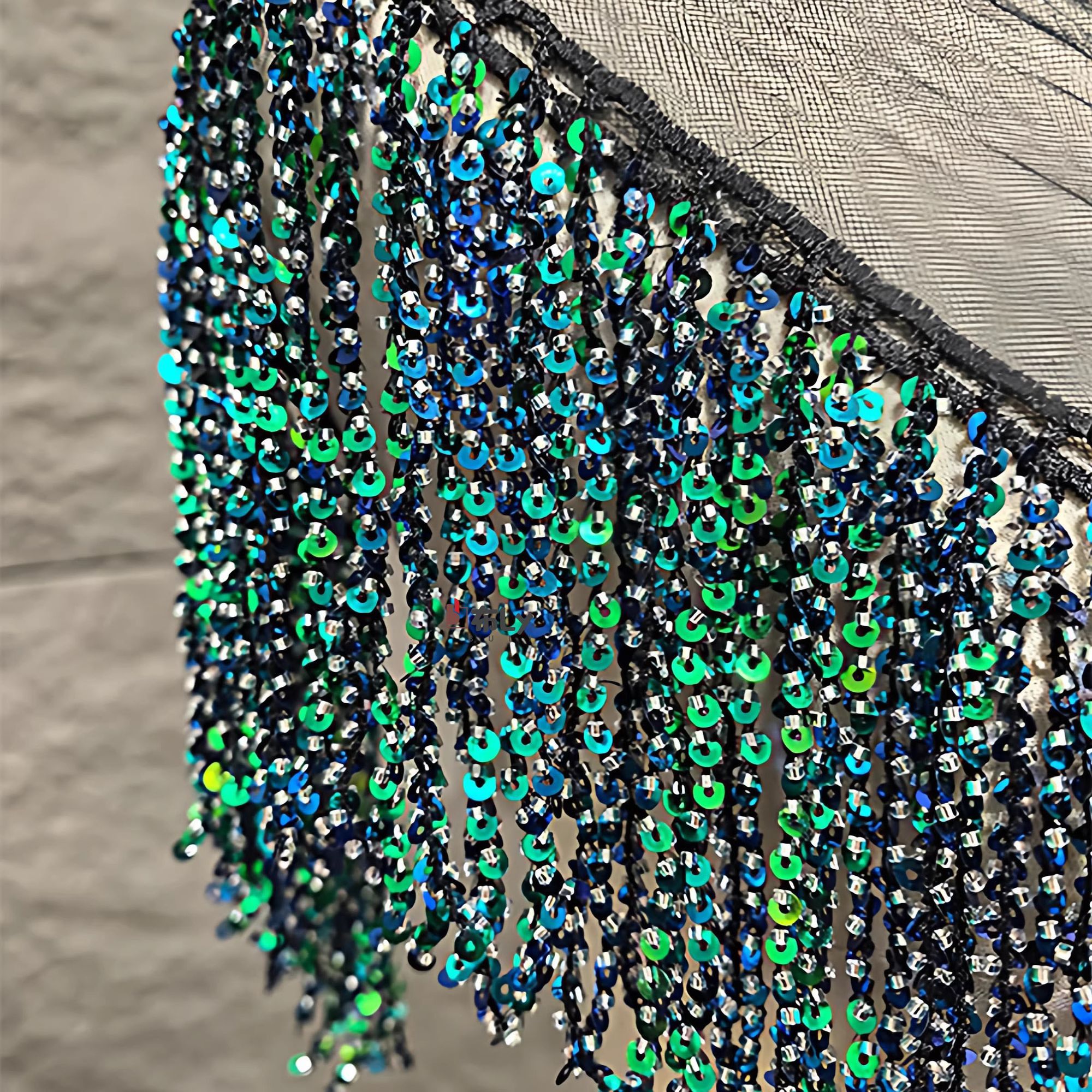 15cm Beaded Sequin Tassel Frin - Beaded Trim Fringe avaliação e preço