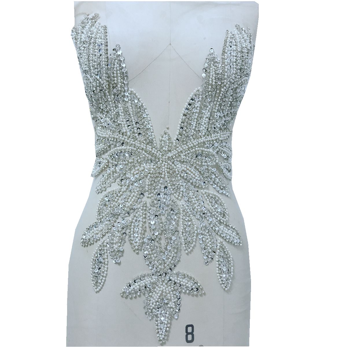 Luxury Beading Mesh Pearls Cry - Crystal Mesh Fabric avaliação e preço