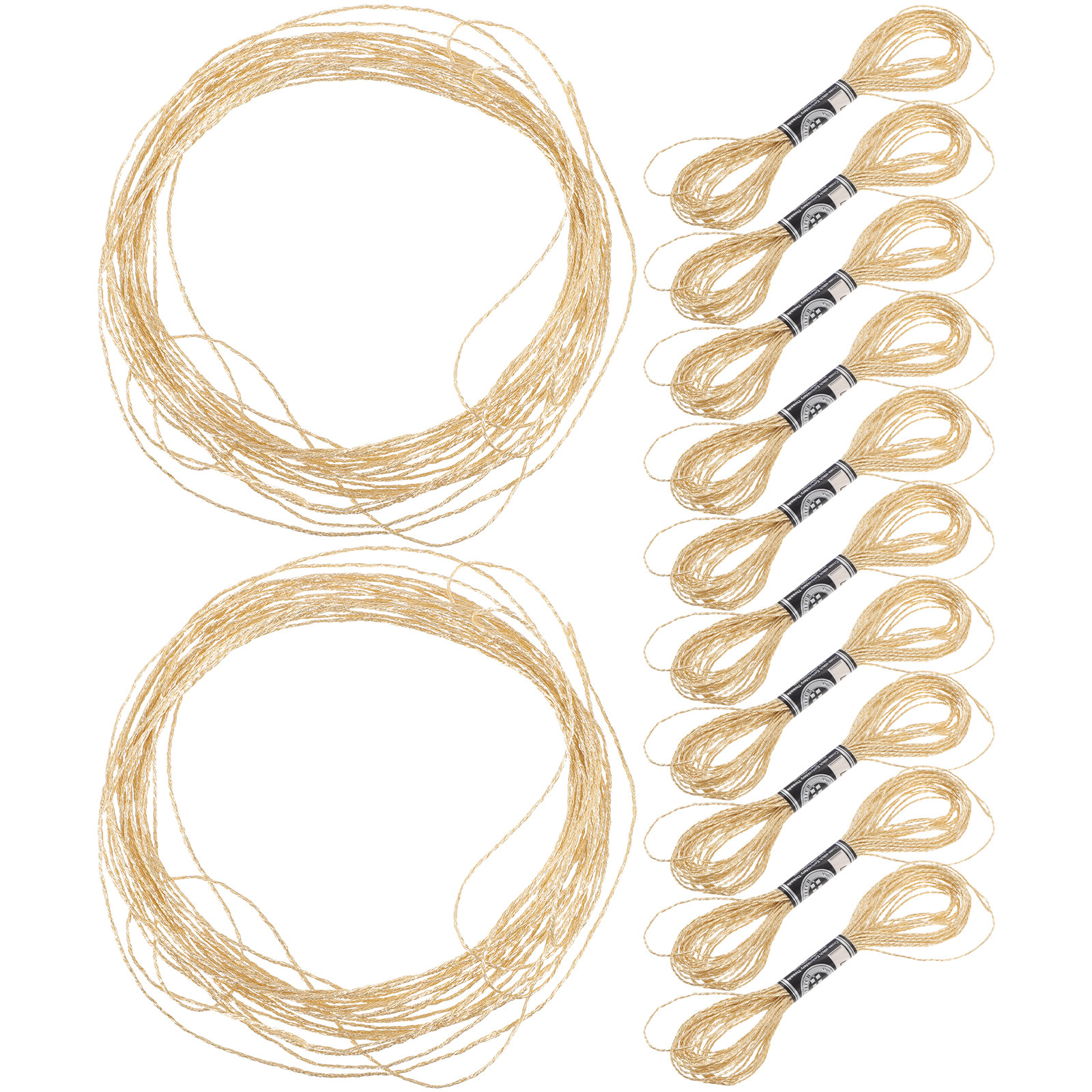 12Pcs Metallic Sewing Thread P - Embroidery Craft avaliação e preço