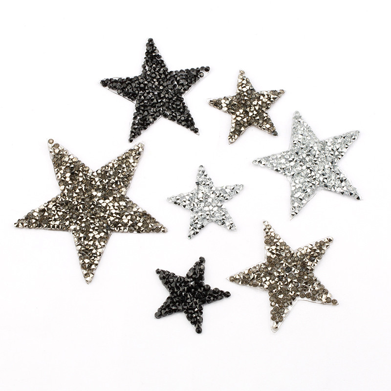 4/6/8cm Hotfix Jet Hematite St - Hotfix Rhinestone Sheet avaliação e preço