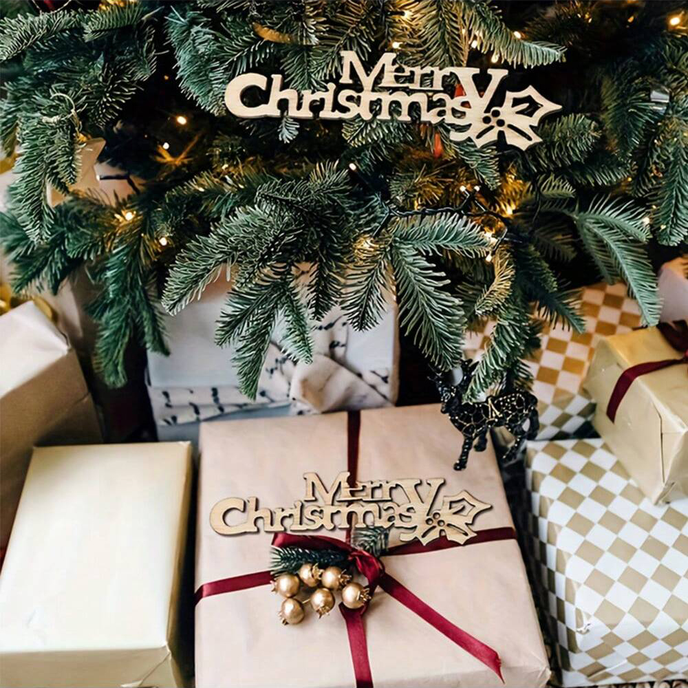 10/20/100Pcs Merry Christmas W - Embellishments For Scrapbooking avaliação e preço
