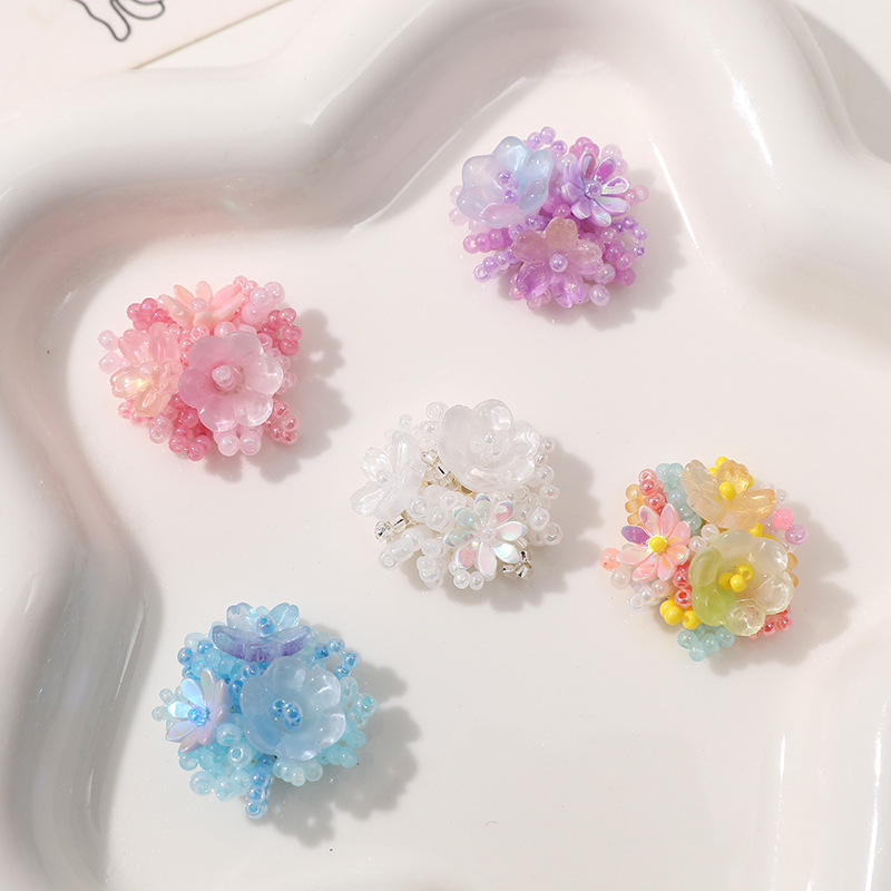 2pcs Crystal Flower Patches fo - Applique Patch Flower avaliação e preço