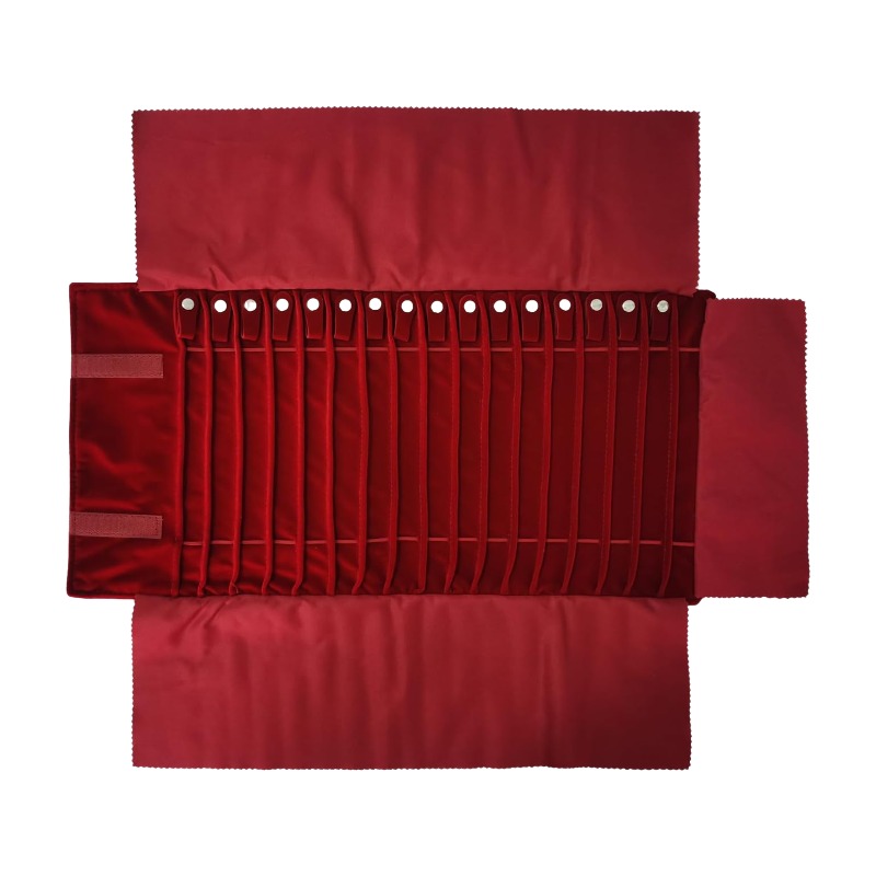 Travel Jewelry Organizer Case  - Velvet Ribbon Roll avaliação e preço