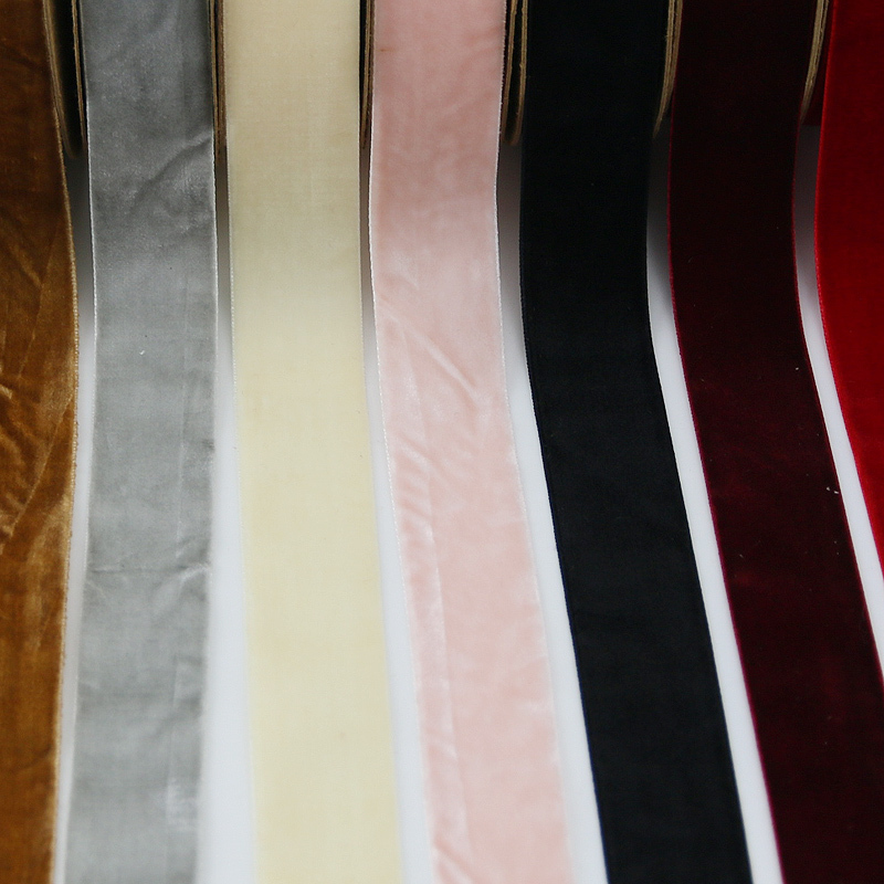 (10 Meters/roll) 25mm Velvet R - Velvet Ribbon Roll avaliação e preço