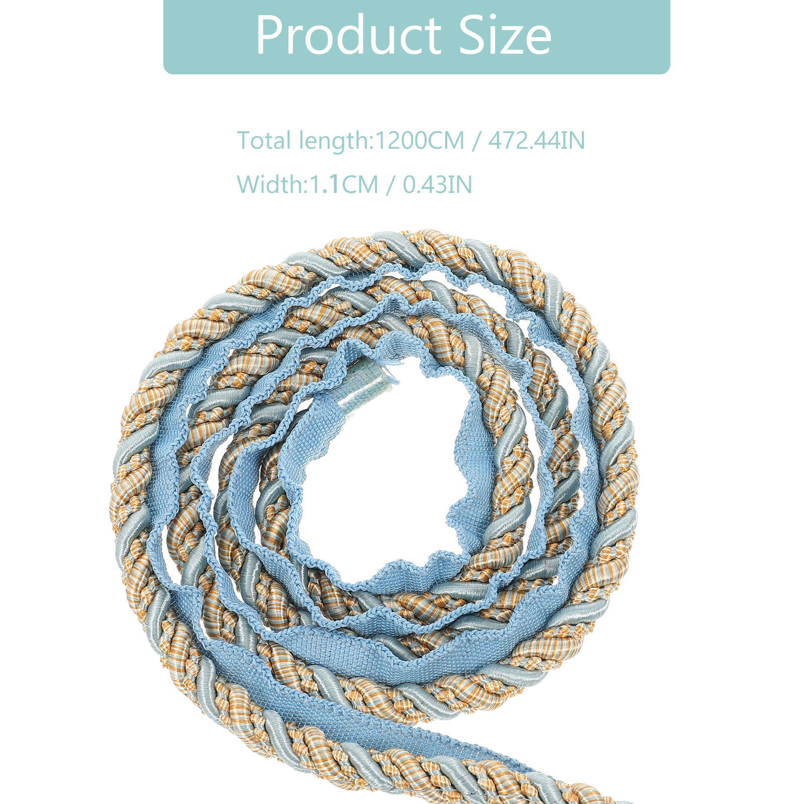 Four Braided Polyester Twisted - Cord Trim Twisted avaliação e preço